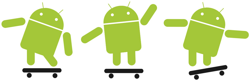 Google Android skating