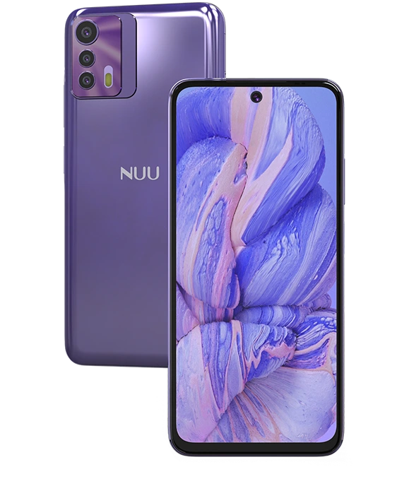 B20 Android Smartphone back purple