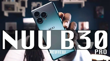 Hand holding a b30 smartphone