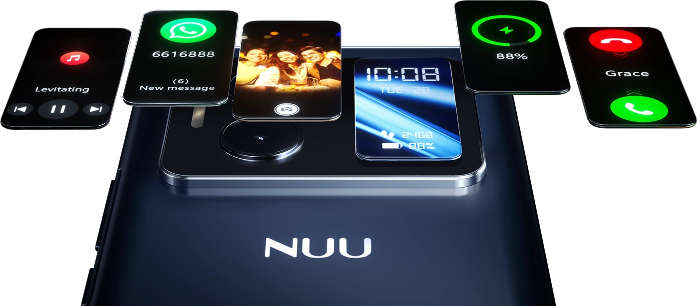 B40 smartphone Vista display options