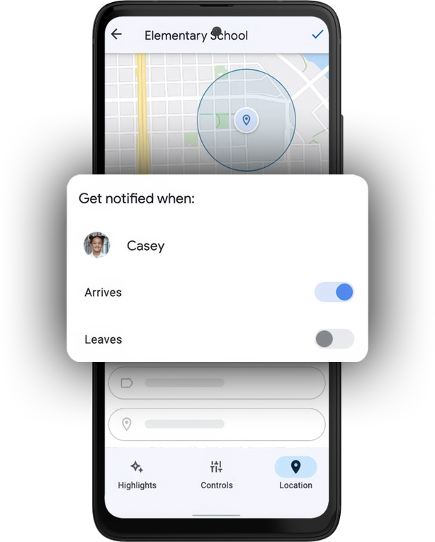 Family Link notifications