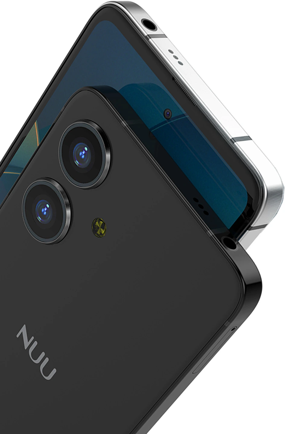 N10 smartphone black front and back