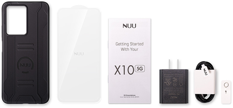 x10 smartphone box contents