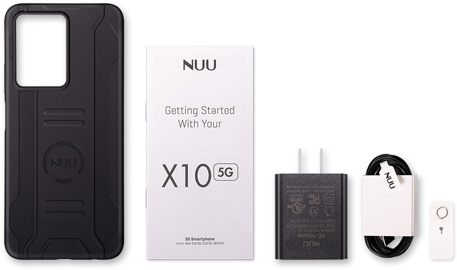 x10 smartphone box contents